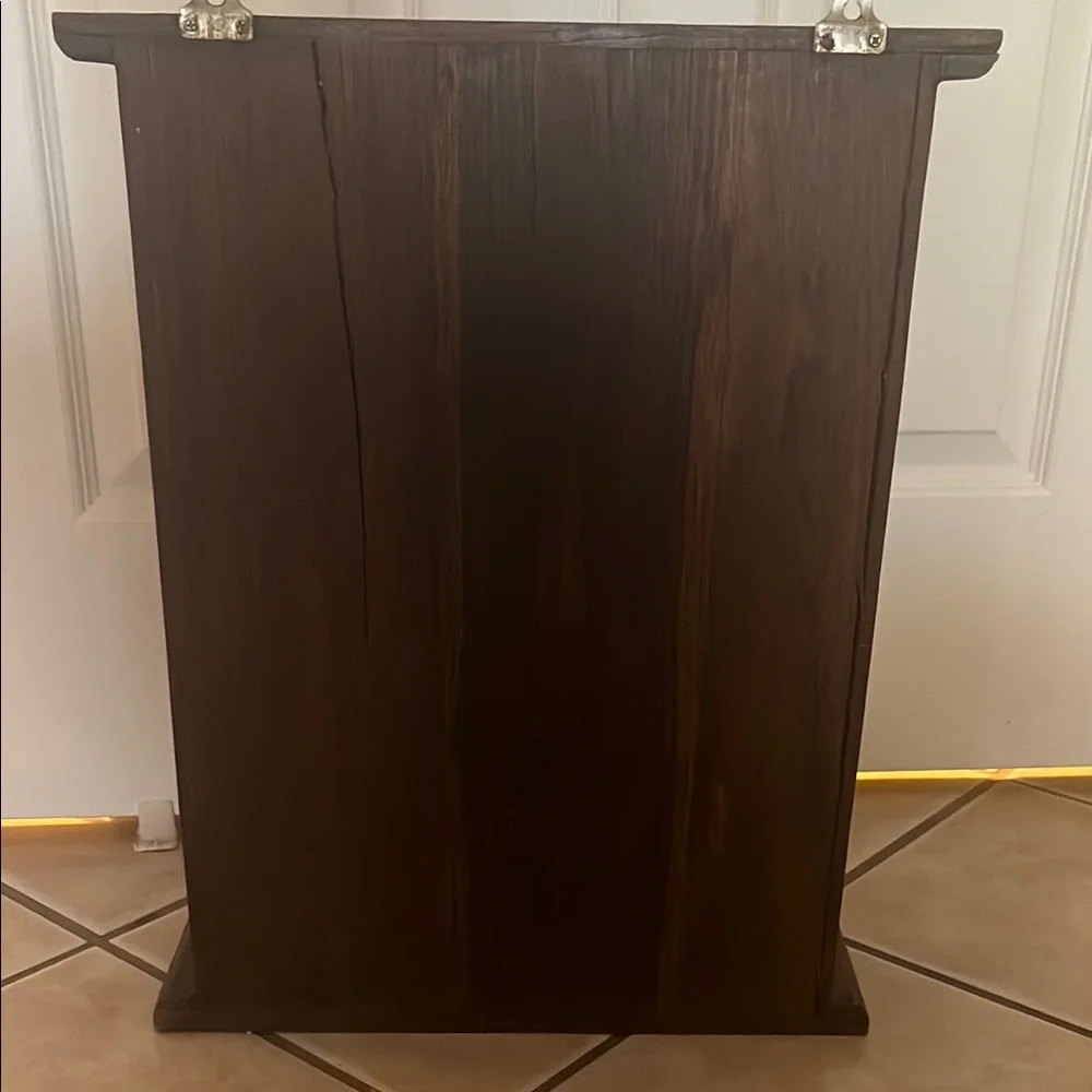 Elegant Brown Wall Display Shelf